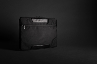 Logotrade Werbeartikel das Foto: Swiss Peak AWARE™ RPET Voyager 15.6" Laptop-Sleeve