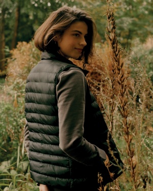 Logotrade Werbeartikel das Foto: Iqoniq Meru Damen Bodywarmer aus recyceltem Polyester