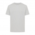 Iqoniq Kakadu relaxed T-Shirt aus recycelter Baumwolle, grau meliert