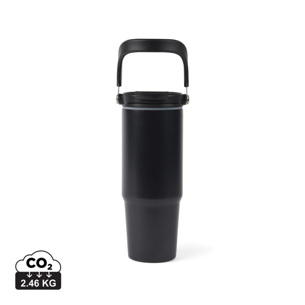 Logotrade werbemittel das Foto: VINGA Eos Trek 880ml Flasche aus RCS rec. Stainless-Steel