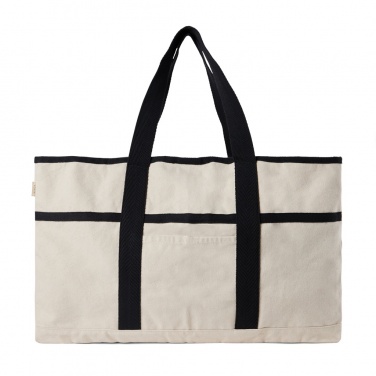 Logotrade Werbeartikel das Foto: VINGA Volonne AWARE™ Strandtasche aus recyceltem Canvas