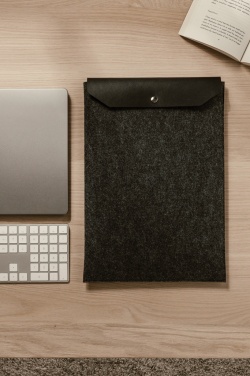 Logotrade Werbeartikel das Foto: VINGA Albon 17" Laptop-Seeve aus GRS recyceltem Filz