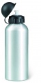 Trinkflasche Alu 600ml, Mattsilber