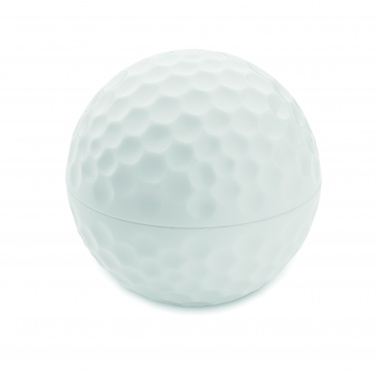 Logotrade werbemittel das Foto: Lippenbalsam Golfball