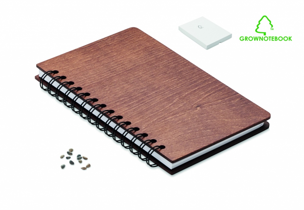 Logotrade Logogeschenke das Foto: DIN A5 Notizbuch GROWBOOK™