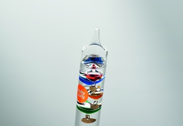 Logotrade Geschäftsgeschenke das Foto: Galileo Thermometer Glas 28cm