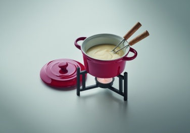 Logotrade Werbeartikel das Foto: Keramik-Fondue-Set 300 ml