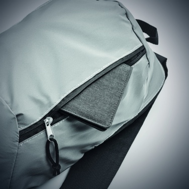 Logotrade Werbegeschenke das Foto: Reflektierender Rucksack 600D