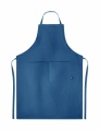 Hanf Küchenschürze 200g/m², Blau