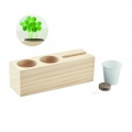 Organizer mit Pflanz-Set, Holz