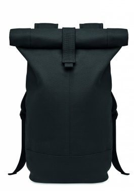 Logotrade Firmengeschenke das Foto: Rolltop-Rucksack Canvas