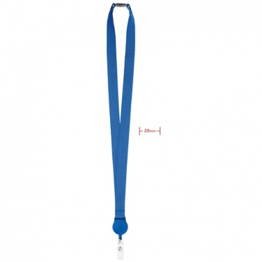 Logotrade Werbeartikel das Foto: Lanyard mit Badge-Halter