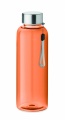 RPET-Flasche 500ml, Transparent Orange