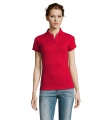 PRIME DAMEN POLO 200g, Rot