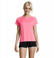 SPORTY DAMENT-SHIRT  140g, Neonpink 2