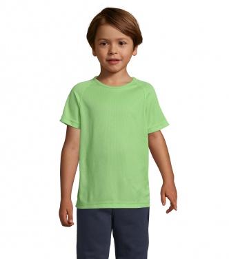 Logotrade Werbeartikel das Foto: SPORTY KINDERT-SHIRT 140g