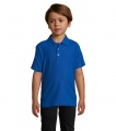 SUMMER II KIDS Polo 170g, Königsblau