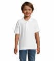 SUMMER II KIDS Polo 170g, Weiß