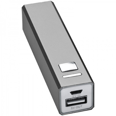 Logotrade Werbegeschenke das Foto: Metall-Powerbank PORT HOPE 2200mAh