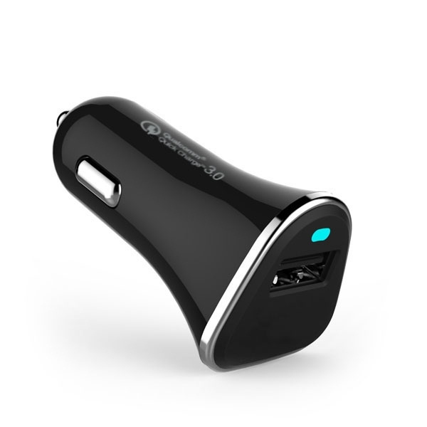 Logotrade Geschäftsgeschenke das Foto: Autoladegerät (Qualcomm Quick Charge 3.0)