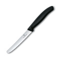 Tomaten- und Wurstmesser SwissClassic Victorinox, Schwarz