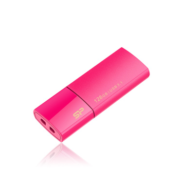 Logotrade Firmengeschenke das Foto: USB-Stick Silicon Power 3.0 Blaze B05, rosa