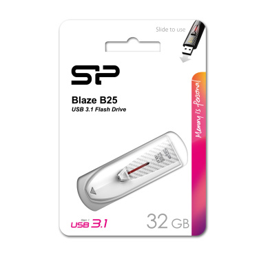 Logotrade Geschäftsgeschenke das Foto: USB-Stick Silicon Power Blaze B25 3.1