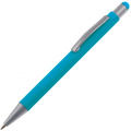 Metall Kugelschreiber Touchpen Soft Touch SALT LAKE CITY, hellblau