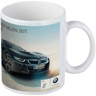 Logotrade Logogeschenke das Foto: Klassischer Kaffeebecher für Allover-Druck VIESTE 300 ml