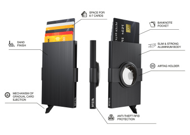 Logotrade Firmengeschenke das Foto: RFID-Kreditkartenetui mit Halter für AirTag 2163155