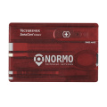 Victorinox Swisscard Classic, transparent rot