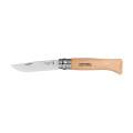 Opinel Inox No 08 Taschenmesser, Holz