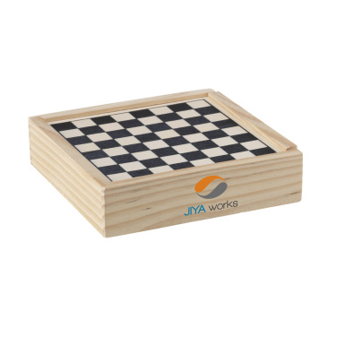 Logotrade Werbeartikel das Foto: WoodGame 5-in-1 Spielset