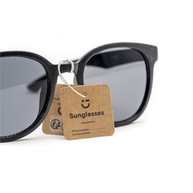 Logotrade Geschäftsgeschenke das Foto: Sonnenbrille aus Öko-Weizenstroh