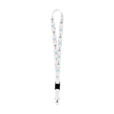 Logotrade Firmengeschenke das Foto: Lanyard Sublimation Buckle RPET 2 cm Schlüsselband