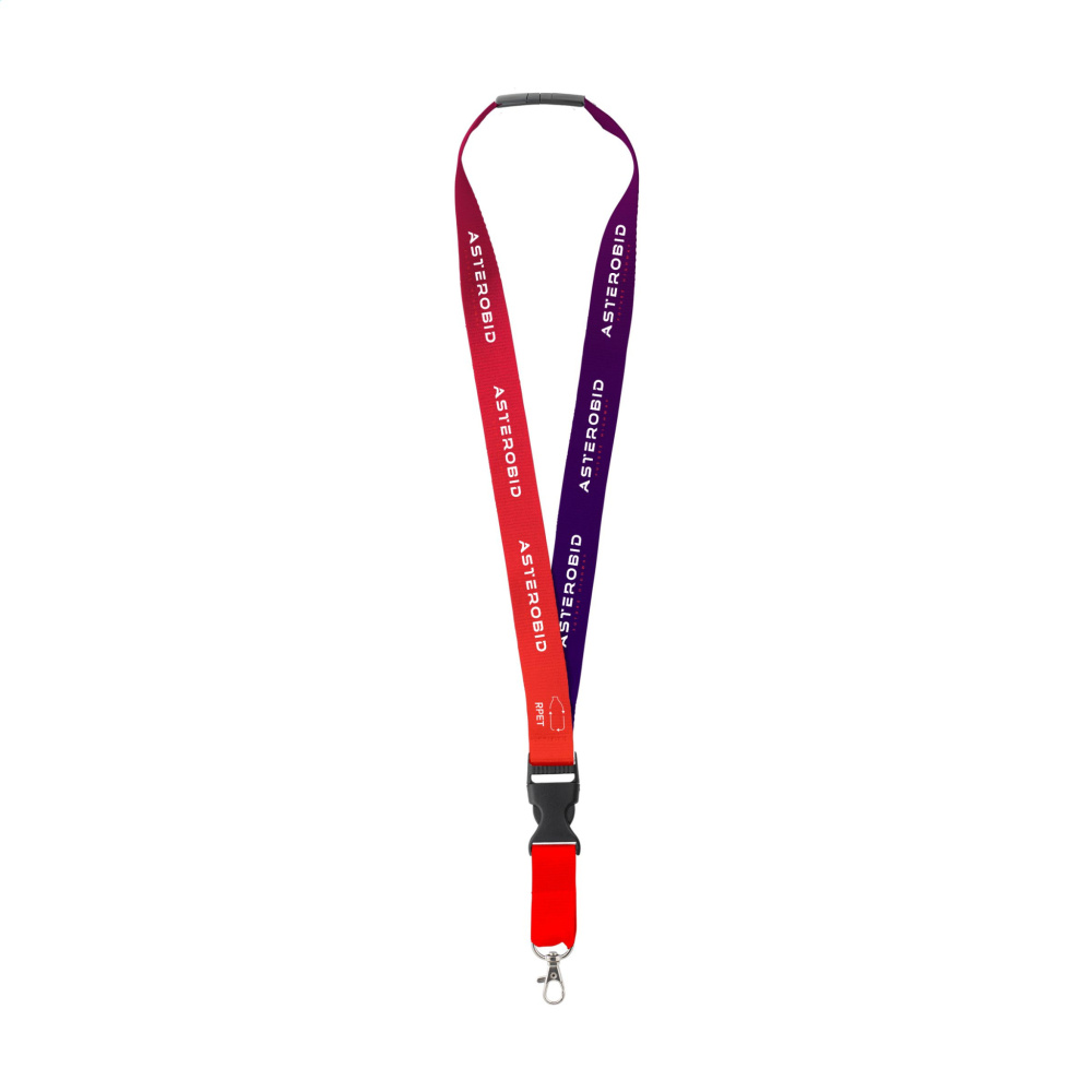 Logotrade Werbegeschenke das Foto: Lanyard Promo Complete Sublimation RPET 2 cm Schlüsselband