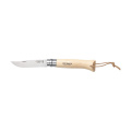 Opinel Inox No 8 Taschenmesser, braun