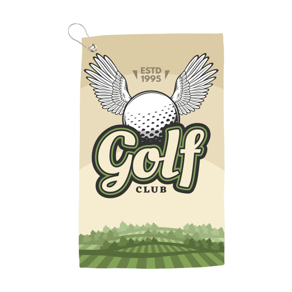 Logotrade Werbegeschenke das Foto: Golfhandtuch 400 g/m² 30x50