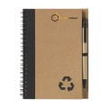 Recycle Note-L Papiernotizbuch, Schwarz