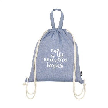 Logotrade Werbegeschenke das Foto: GRS Recycled Cotton PromoBag Plus (180 g/m²) Rucksack