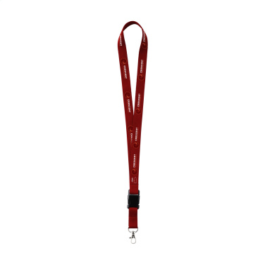 Logotrade Werbeartikel das Foto: Lanyard Sublimation Buckle RPET 2 cm Schlüsselband