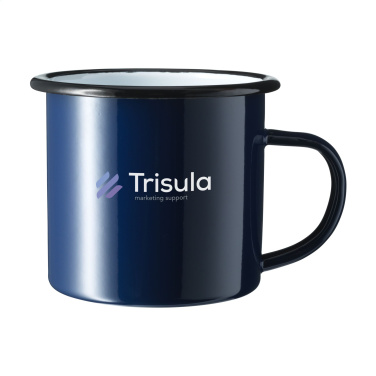 Logotrade Firmengeschenke das Foto: Retro Emaille Tasse 350 ml