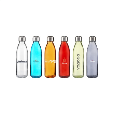 Logotrade Werbegeschenke das Foto: Topflask Glas 650 ml Trinkflasche