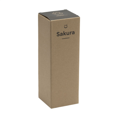 Logotrade Firmengeschenke das Foto: Sakura 360 ml Bambus Thermoflasche/Thermobecher