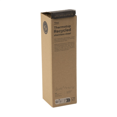 Logotrade Werbeartikel das Foto: Thermotop Midi RCS Recycled Steel 500 ml Thermoflasche