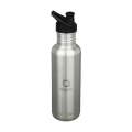 Klean Kanteen Classic Recycling-Wasserflasche 800 ml, Silber