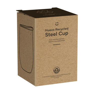 Logotrade Werbeartikel das Foto: Huevo RCS Recycled Steel Cup 350 ml Thermobecher