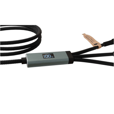 Logotrade werbemittel das Foto: SCX.design C53 100W ultraschnelles 5-in-1 Ladekabel aus rPET