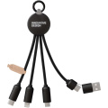 SCX.design C14 15W 5-in-1 Ladekabel, Durchgehend schwarz