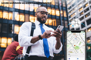 Logotrade Werbeartikel das Foto: Findit RCS rABS wiederaufladbare Ultra-Thin Tracker-Karte